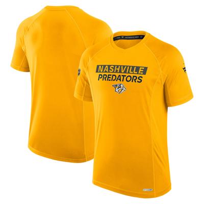 Nashville Predators Authentic Pro Rink Tech Kurzarm-T-Shirt – Herren Image