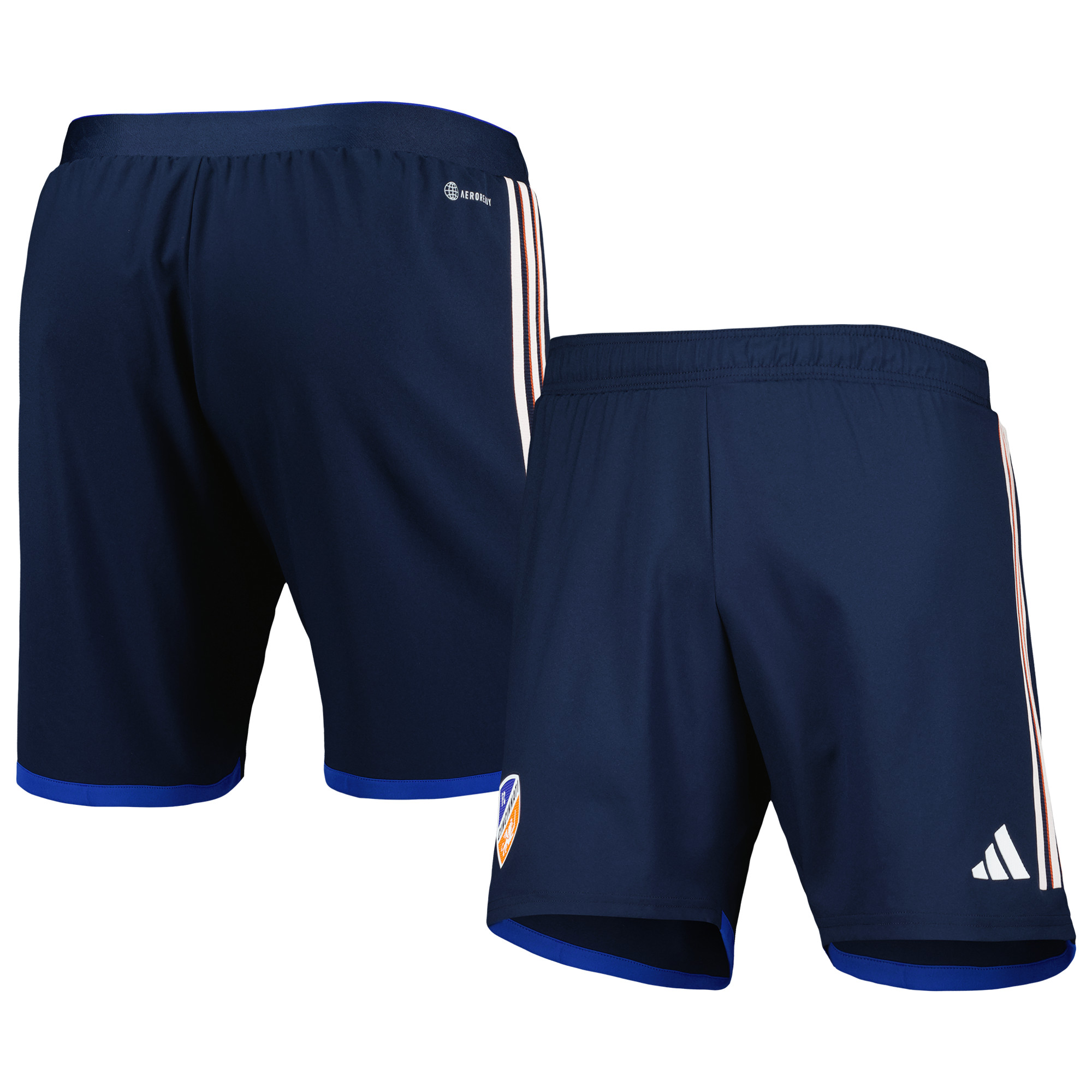 Herren adidas Navy FC Cincinnati 2023 Auswärts AEROREADY Authentic Shorts Image