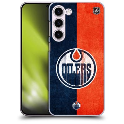 Edmonton Oilers NHL Half Distressed Grafik Phone Case - Samsung Image