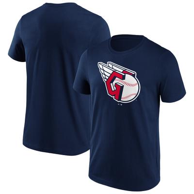 Cleveland Guardians Iconic Primary Colour Logo Graphic T-Shirt - Mens Image