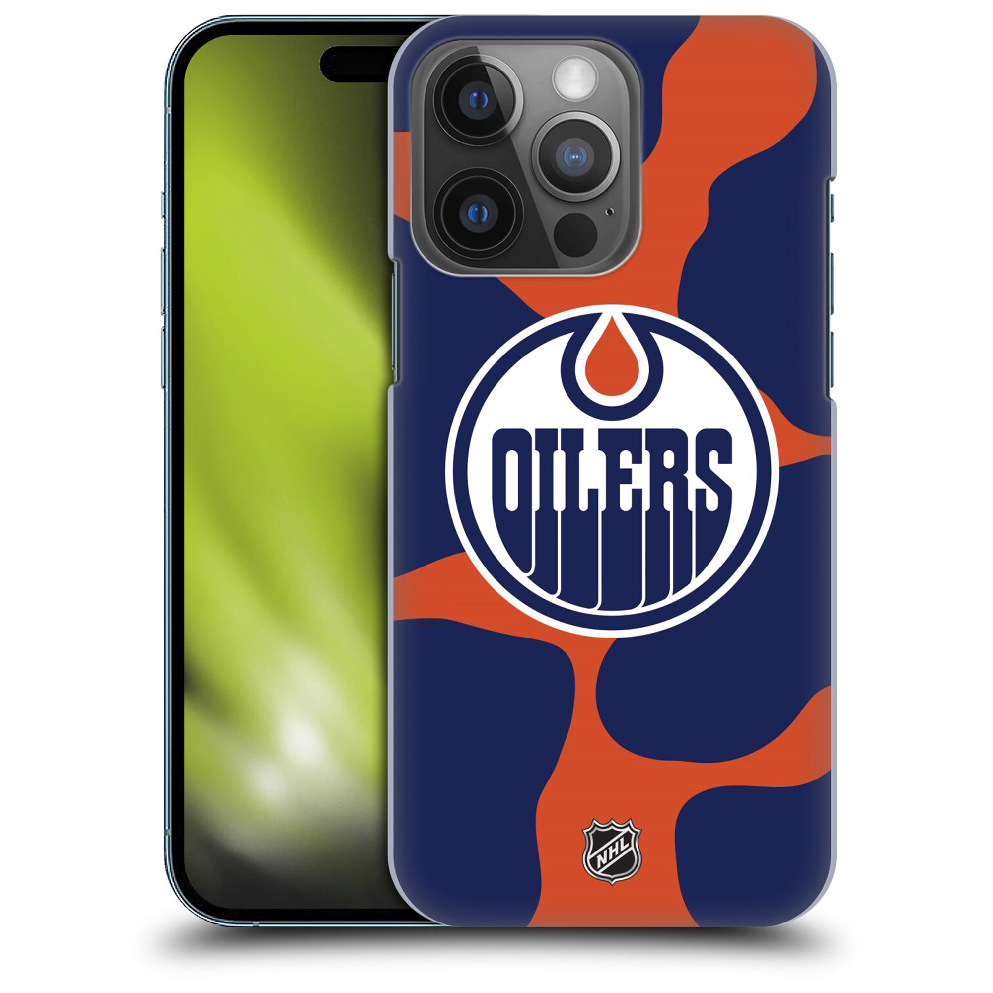 Edmonton Oilers NHL Cow Pattern Grafik Phone Case - iPhone Image
