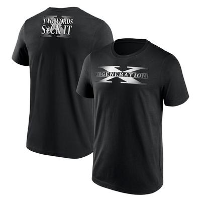 WWE D-Generation X Two Words T-Shirt - Schwarz - Herren Image