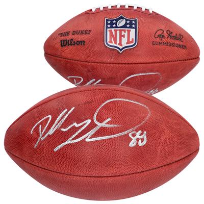 Dallas Goedert Philadelphia Eagles signierter Wilson Duke Profi-Football in Farbe Image