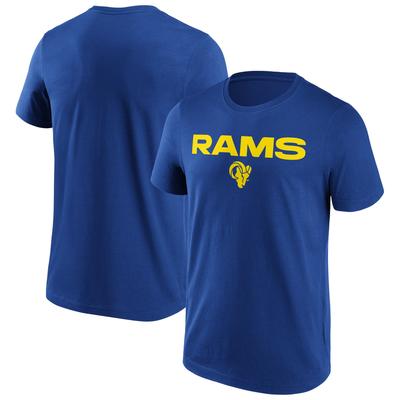 Los Angeles Rams T-Shirt in Primärfarbe mit Wortmarke - Herren Image