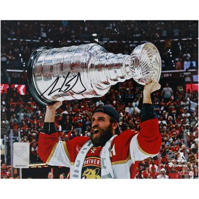 Aaron Ekblad, Florida Panthers, signiertes Stanley Cup-Siegerfoto 2024, 20,3 x 25,4 cm, Raising Cup Image