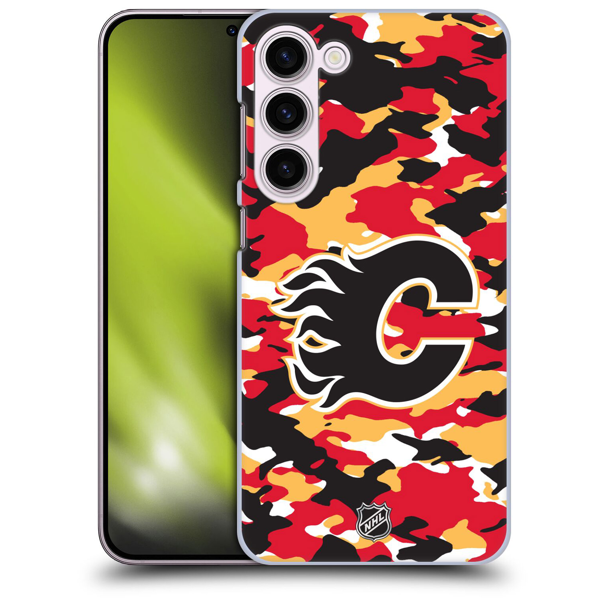 Calgary Flames NHL Camouflage Grafik Phone Case - Samsung Image