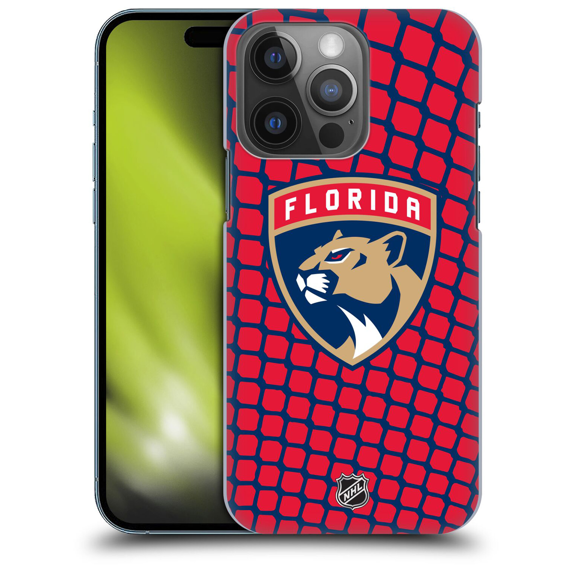 Florida Panthers NHL Net Pattern Grafik Phone Case - iPhone Image