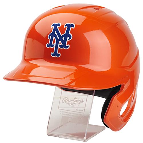 New York Mets Fanatics – Exklusiver alternativer Rawlings-Replika-Schlaghelm aus Chrom