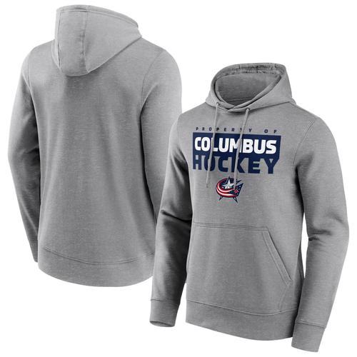 Columbus Blue Jackets Fanatics Branded Gain Ground Hoodie - Sportgrau - Herren