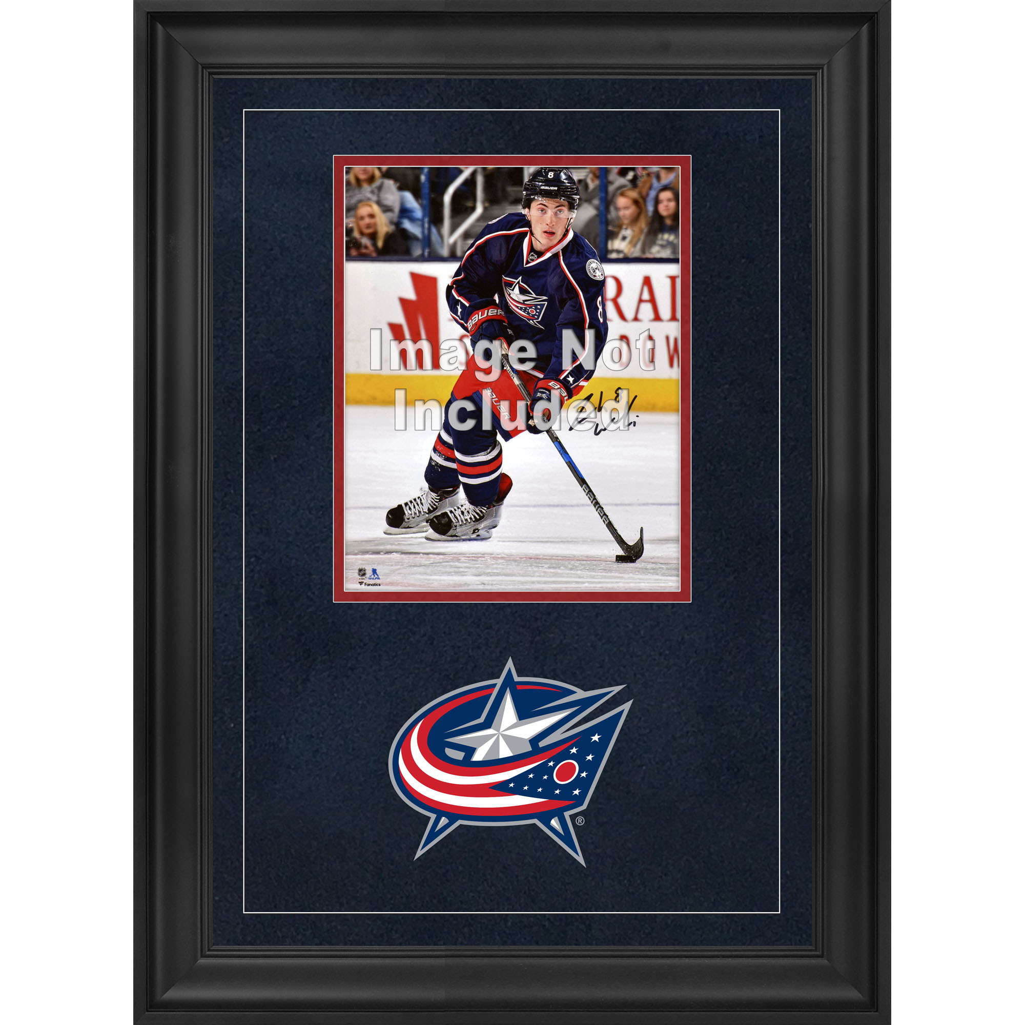 Columbus Blue Jackets Deluxe-Fotorahmen im Hochformat, 20,3 x 25,4 cm, mit Team-Logo Image