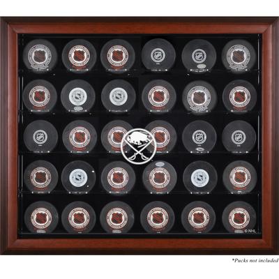 Buffalo Sabres Vitrine aus Mahagoni für 30 Pucks Image