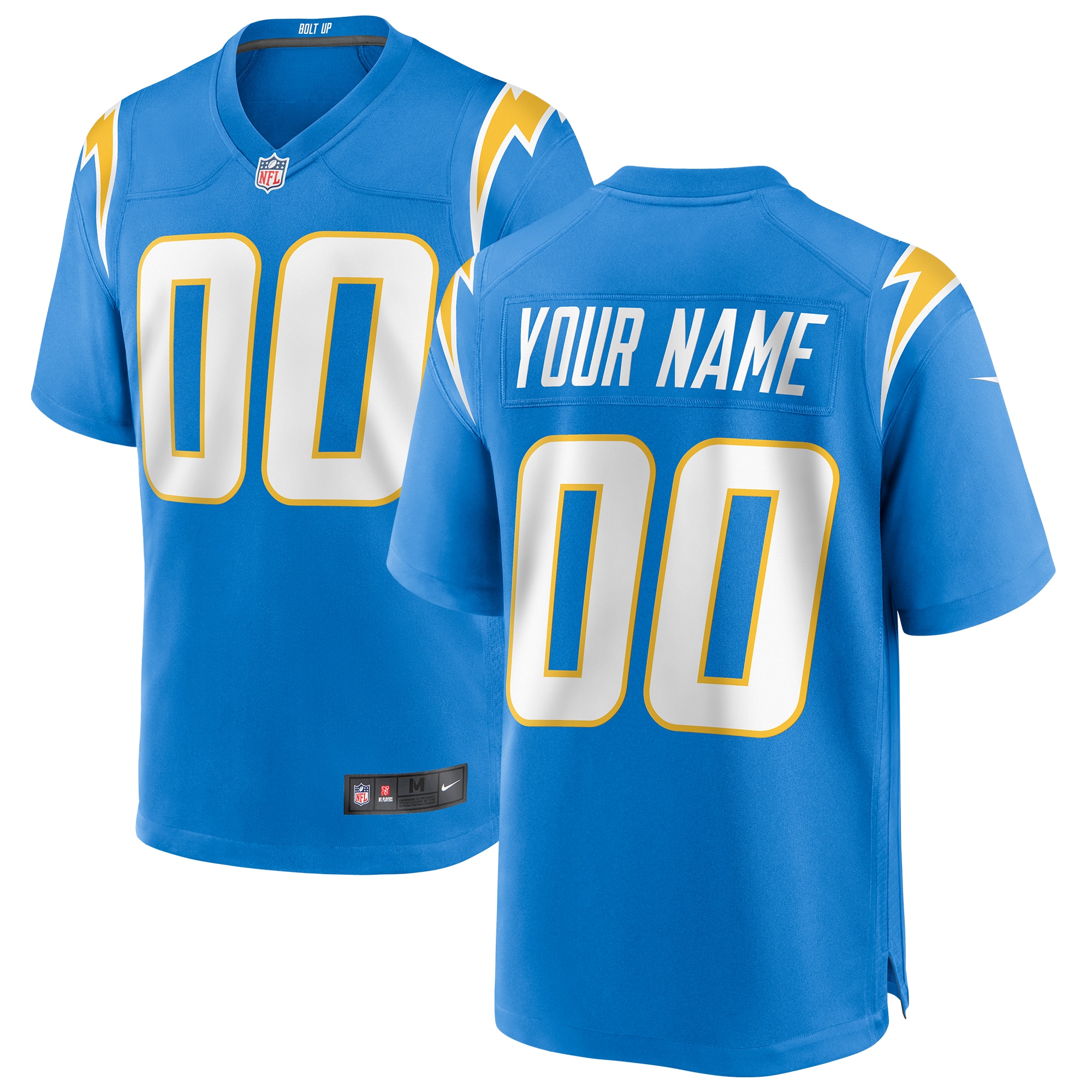 Los Angeles Chargers Nike Game Heimtrikot - Puderblau - Personalisiert - Herren Image