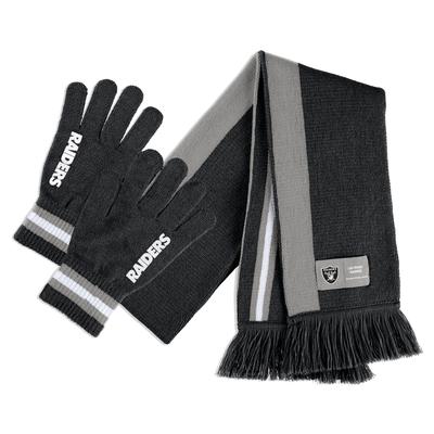 WEAR by Erin Andrews – Schal- und Handschuh-Set der Las Vegas Raiders Image