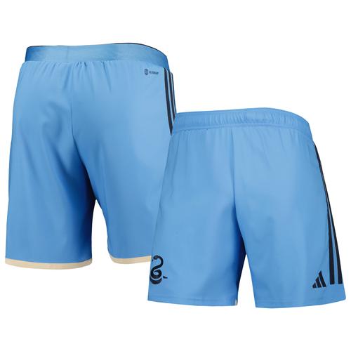 Hellblaue adidas Philadelphia Union 2023 Auswärtstrikot AEROREADY Authentic für Herren