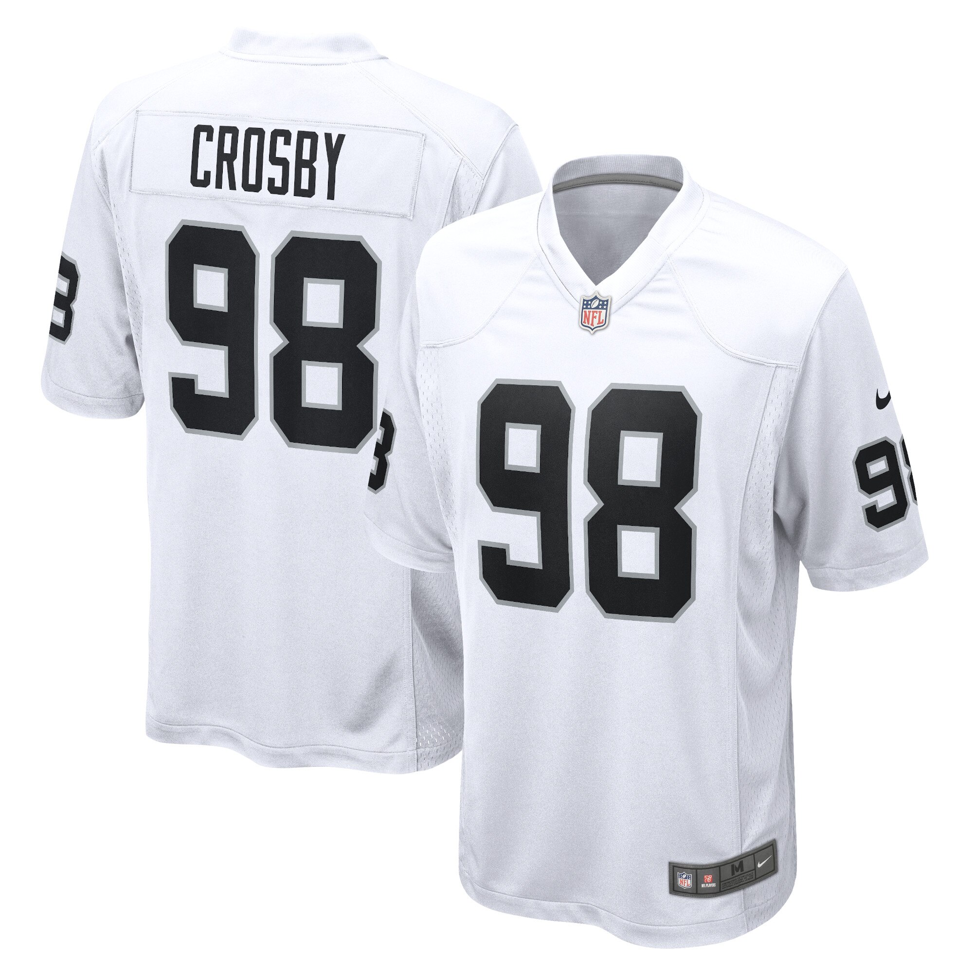 Las Vegas Raiders Nike Game Auswärtstrikot - Weiß - Maxx Crosby - Herren Image