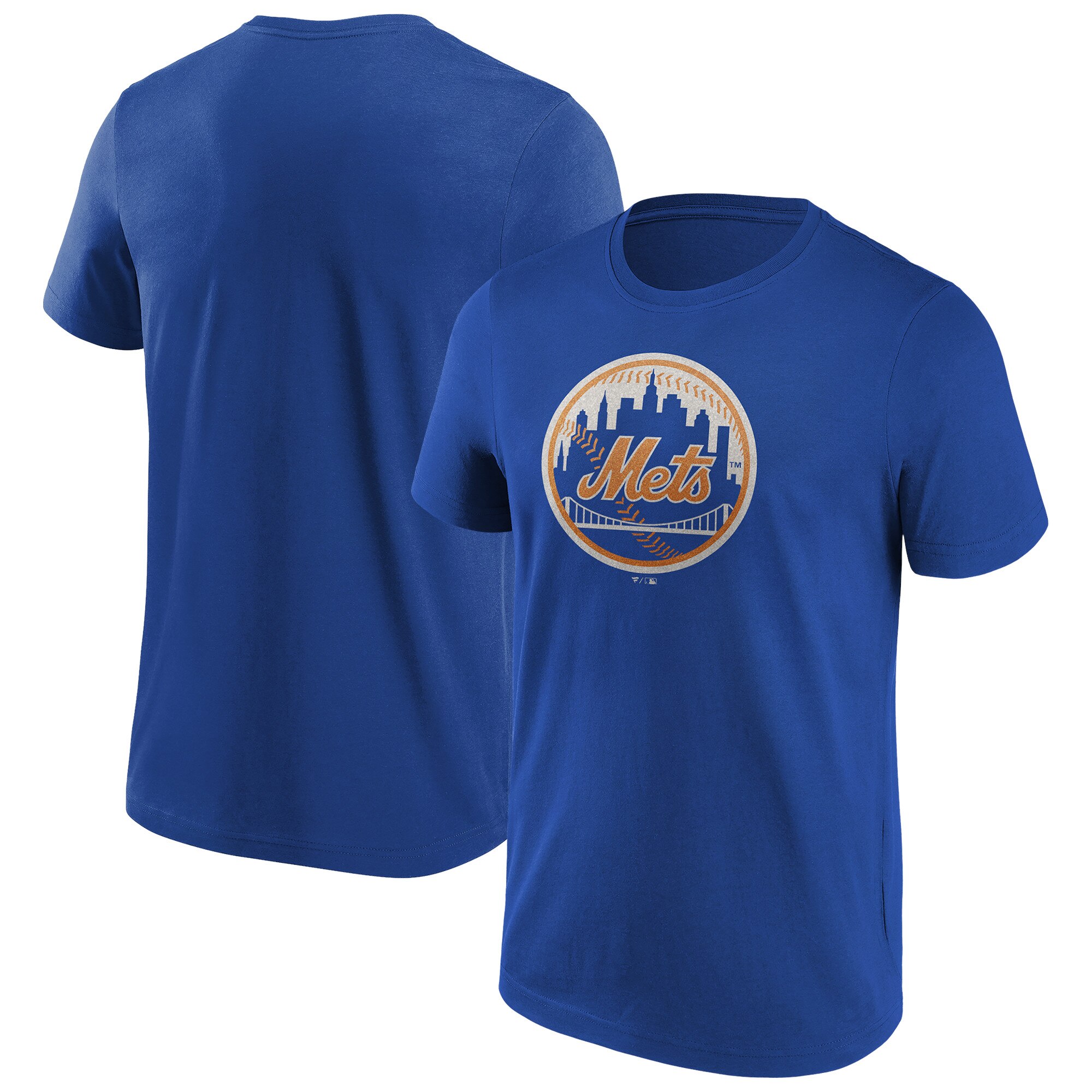 New York Mets Iconic Primary Color Logo Graphic T-Shirt – Herren Image