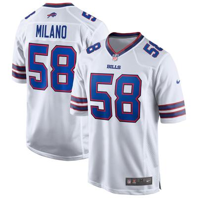 Buffalo Bills Nike Game Auswärtstrikot - Weiß - Matt Milano - Herren Image