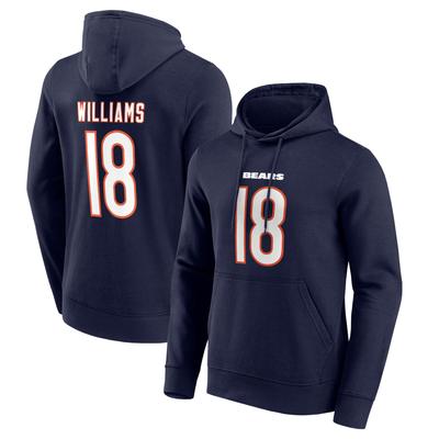 Chicago Bears Name und Nummer Grafik Hoodie - Caleb Williams 18 - Herren Image