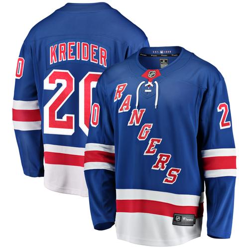 Blaues New York Rangers Breakaway-Spielertrikot – Chris Kreider Fanatics – Herren