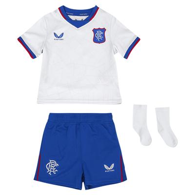 Glasgow Rangers Castore Auswärts Mini-Kit 2024-25 - Baby Image
