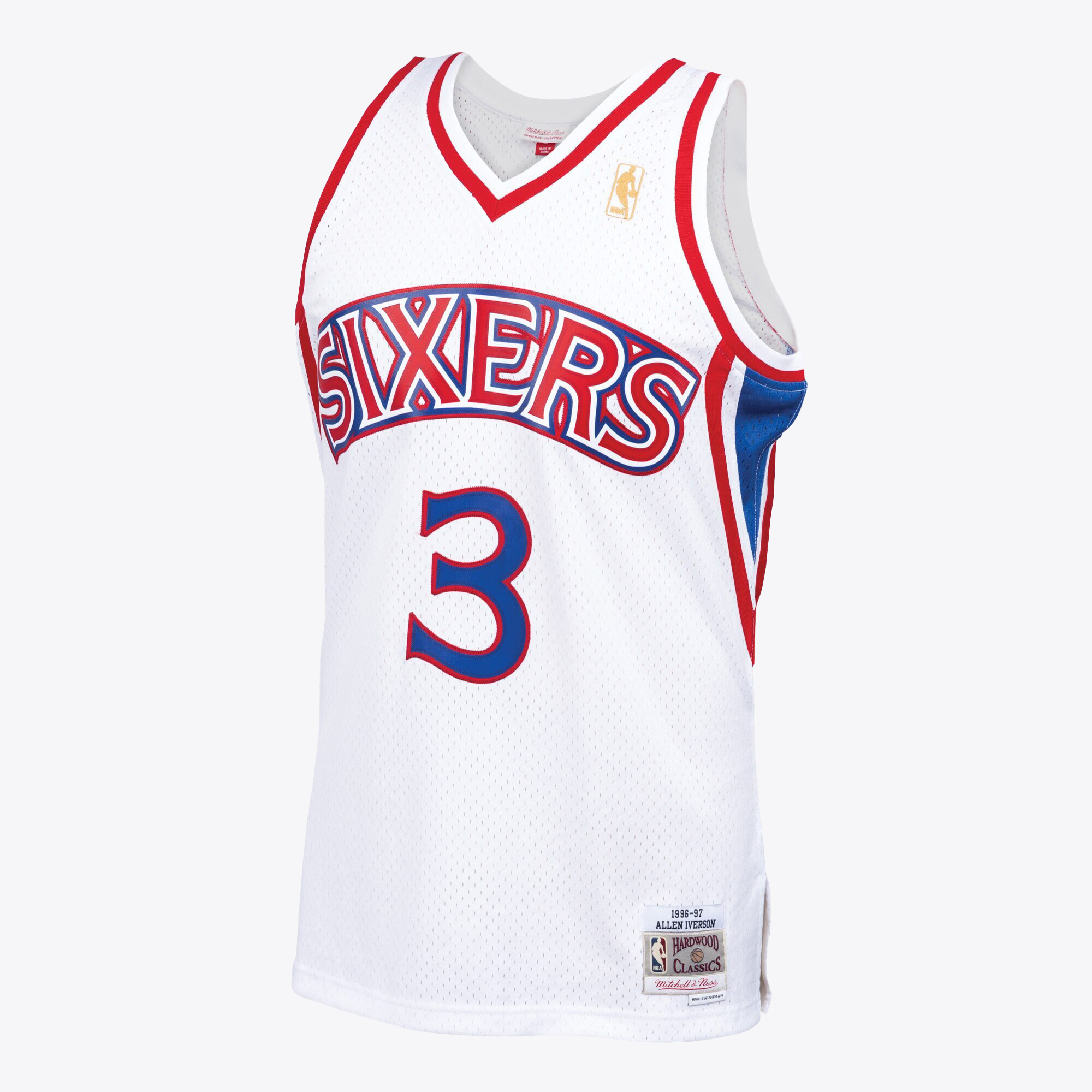 Philadelphia 76ers Allen Iverson Swingman-Trikot von Mitchell & Ness Image