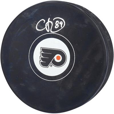 Signierter Hockeypuck von Cam Atkinson, Philadelphia Flyers Image