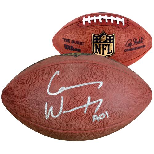 Carson Wentz Kansas City Chiefs signierter Wilson Duke Football in Farbe