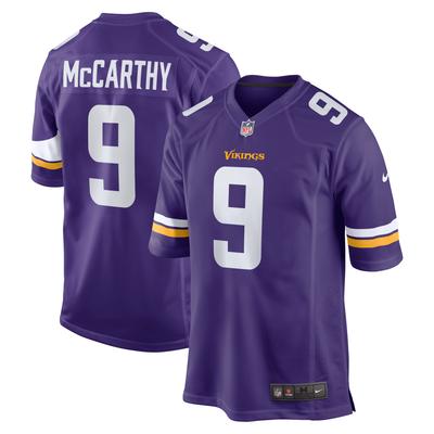Minnesota Vikings Nike Game Heimtrikot - Lila - J.J. McCarthy - Herren Image