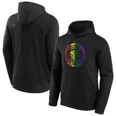 DFB Pride Splatter Grafik-Hoodie – Schwarz – Herren Image