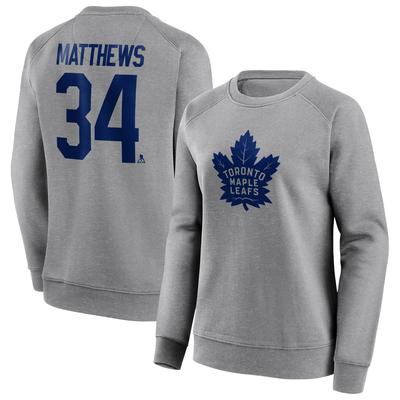Toronto Maple Leafs Name & Nummer Graphic Crew Sweatshirt – Matthews 34 – Damen Image