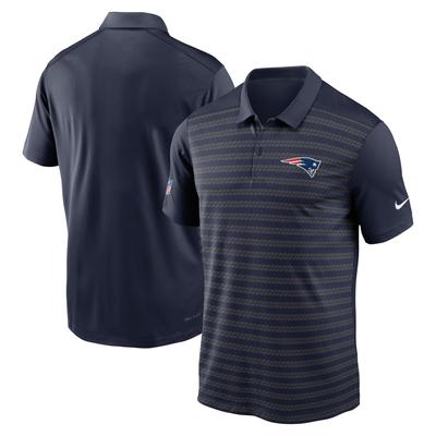 Nike Herren-Poloshirt „Sideline Victory“ der New England Patriots in Marineblau aus Dri-FIT Image