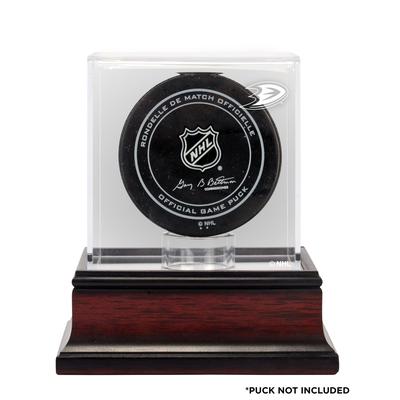 Anaheim Ducks Mahagoni Hockey Puck Logo Vitrine Image