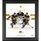 Pittsburgh Penguins – gerahmte 15 x 17 Zoll große Franchise Foundations-Collage mit einem Stück eines beim Spiel verwendeten Pucks – limitierte Auflage von 412