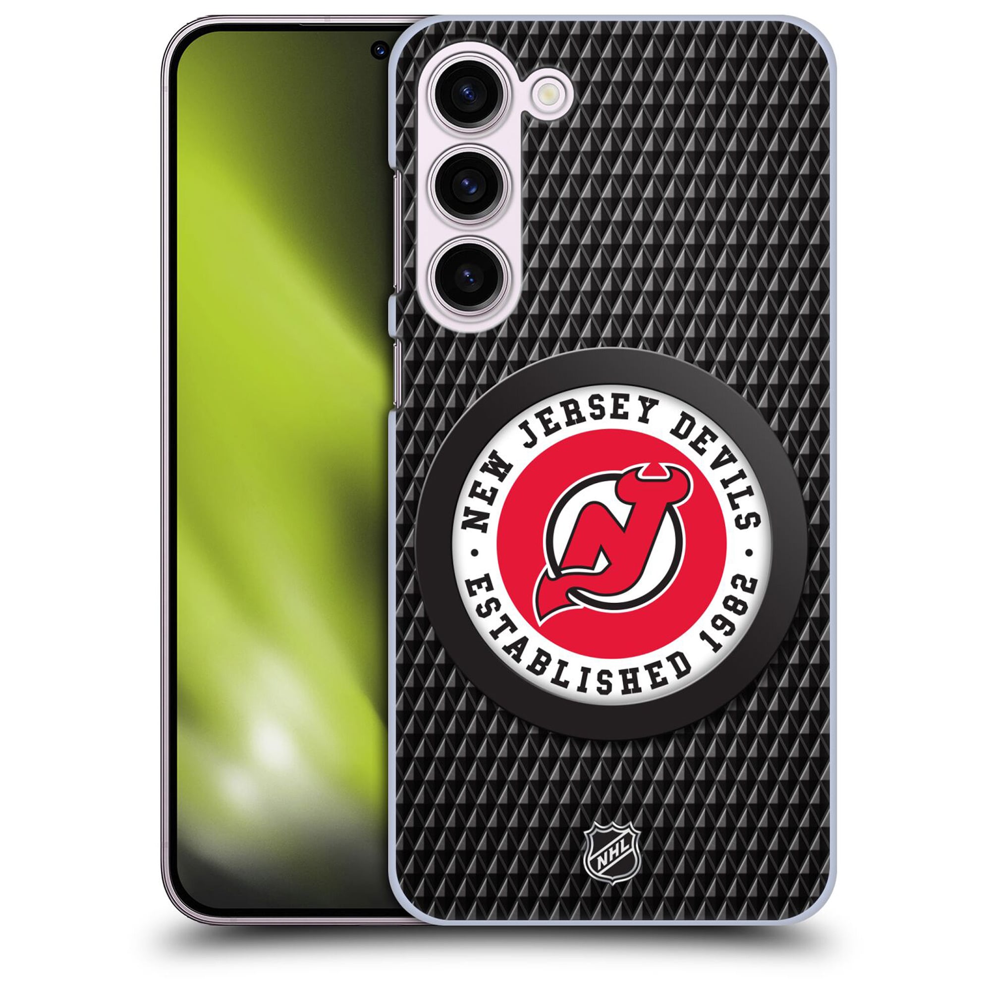 Coque New Jersey Devils NHL Puck Texture Graphique Phone Case - Samsung