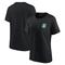 Hibernian T-Shirt mit kleinem Wappen – Schwarz – Damen