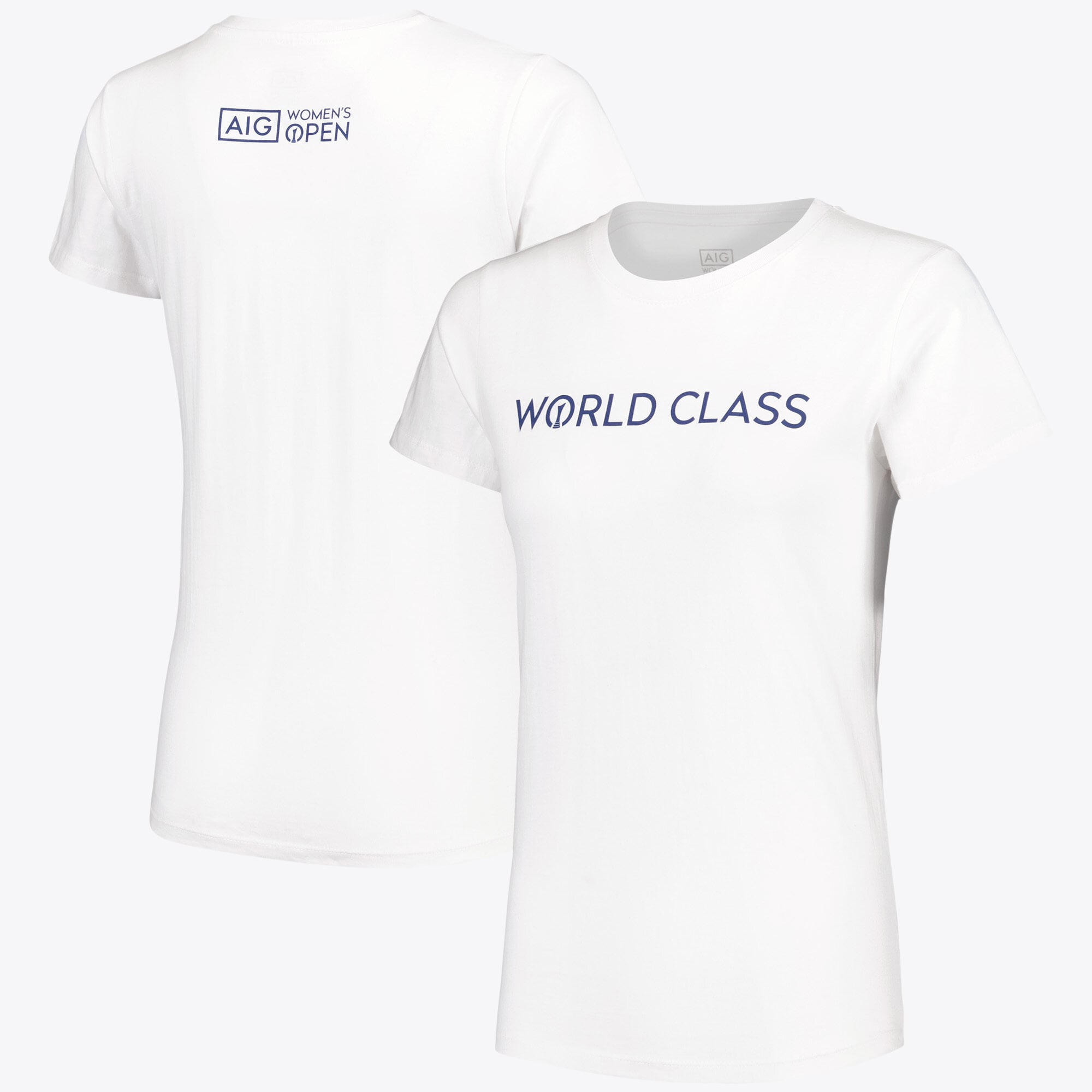 The AIG Womens Open World Class T-Shirt – Weiß – Damen