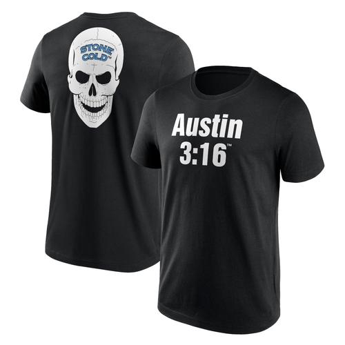 WWE Stone Cold Steve Austin 3:16 Retro T-Shirt - Black Mens
