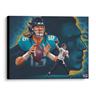 Trevor Lawrence Jacksonville Jaguars Unsigned Stretched 20"" x 24"" Giclee - Created by Artist Brian Konnick