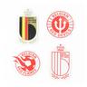 Belgium FA Laminated Stickers - Pack of 4