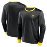 DFB 1974 Retro Long Sleeve Captain Home Shirt - Black Mens