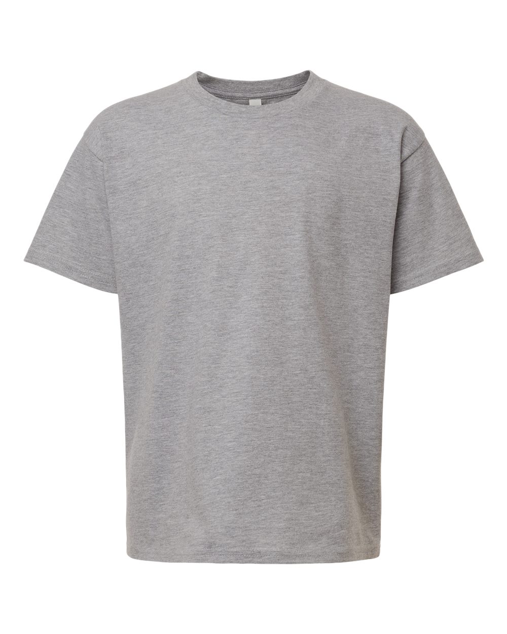 American Apparel 2001Y Youth Fine Jersey Top in Heather Grey size Medium | Cotton