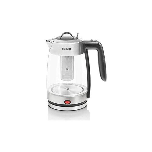 Haeger - Elektrischer Wasserkocher perfect tea - Elektrischer Wasserkocher mit 2200W Leistung, 1,8L