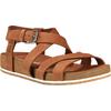 Sandale TIMBERLAND "Malibu Waves Ankle", Gr. 37,5, rot (rotbraun), Leder, sportlich, Schuhe