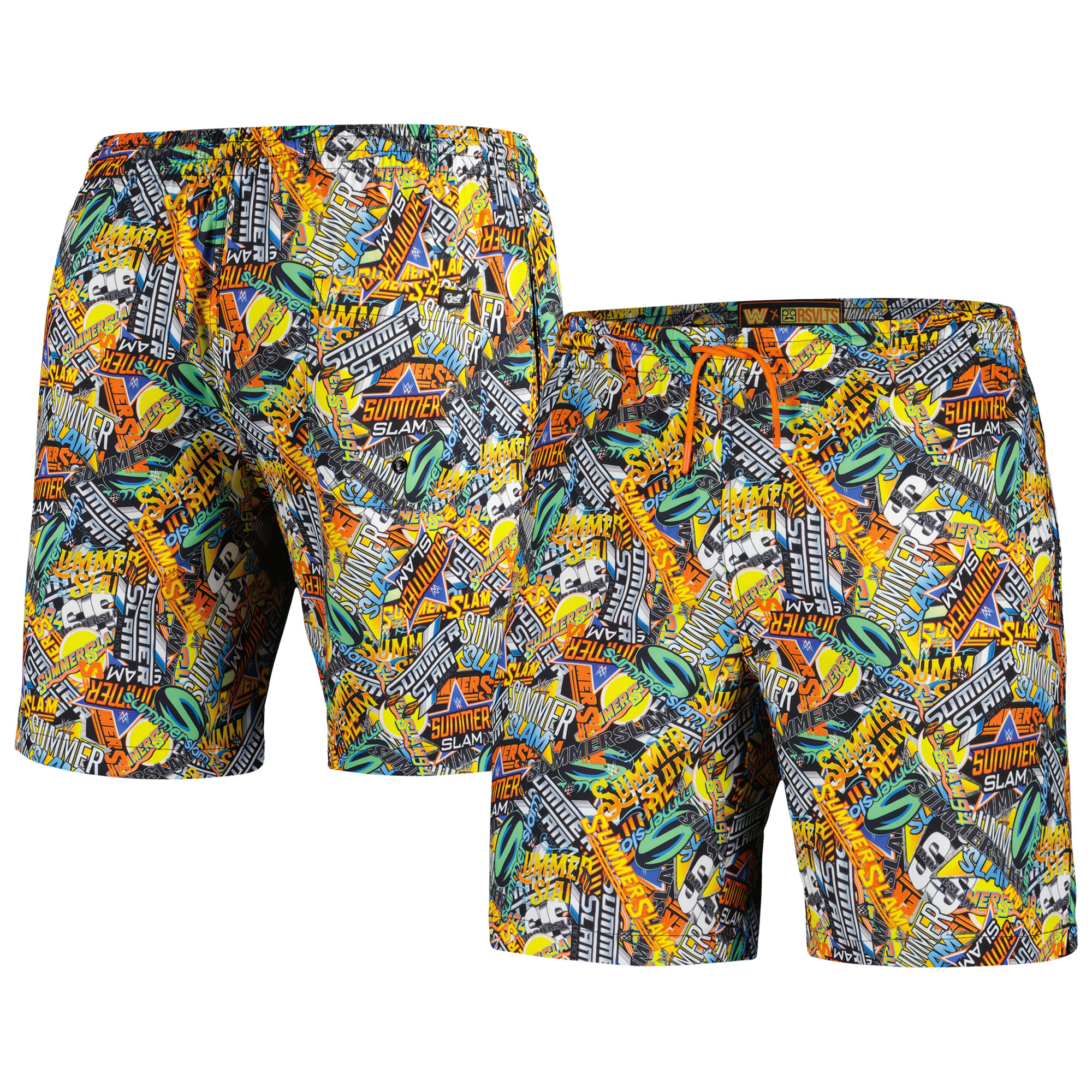 RSVLTS Black SummerSlam Die größte Party des Sommers Hybrid-Badeshorts für Herren Image