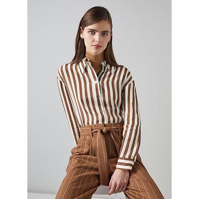 Blythe Chocolate & Birch Blouse Brown, Brown