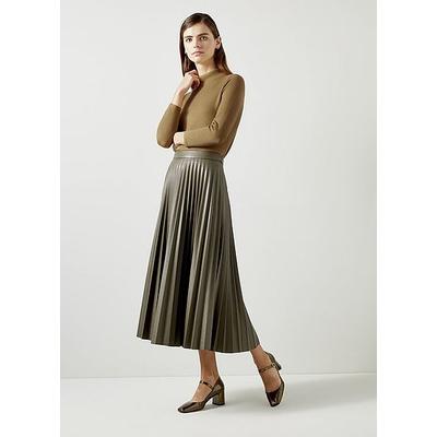 Sadie Gold Turtle Neck Metallic Knit Top, Gold
