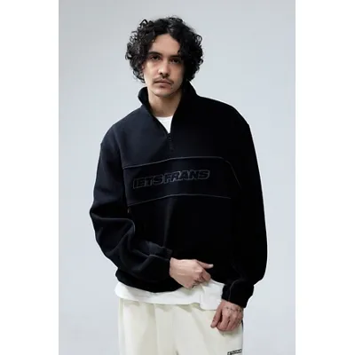 iets frans. iets frans.. Black Piped Fleece - Black 2XS at Urban Outfitters