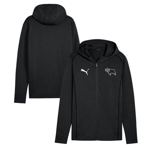 Derby County Puma Casuals Kapuzenjacke – Schwarz