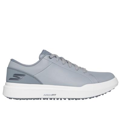 Skechers Men's Relaxed Fit: GO GOLF Drive 6 Shoes | Size 7.5 | Gray | Leather/Synthetic | Arch Fit