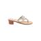 Jack & Jones Sandals: Gold Shoes - Women